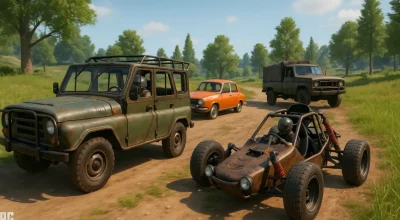 Транспорт в PUBG Mobile: виды машин, скорость, защита и тактика передвижения