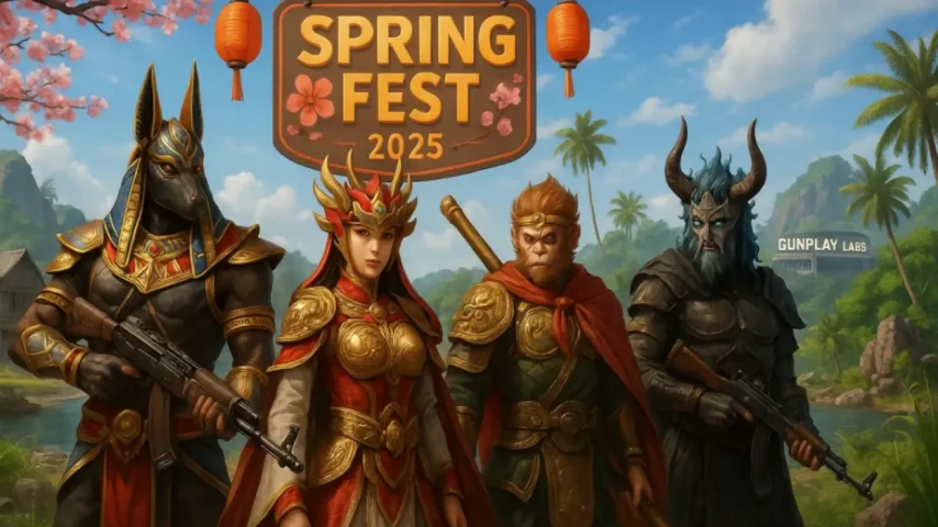 Spring Fest 2025 в PUBG: мифологические скины, обновлённый Sanhok и Gunplay Labs